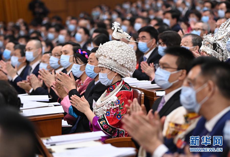 5月22日，第十三屆全國人民代表大會第三次會議在北京人民大會堂開幕。 