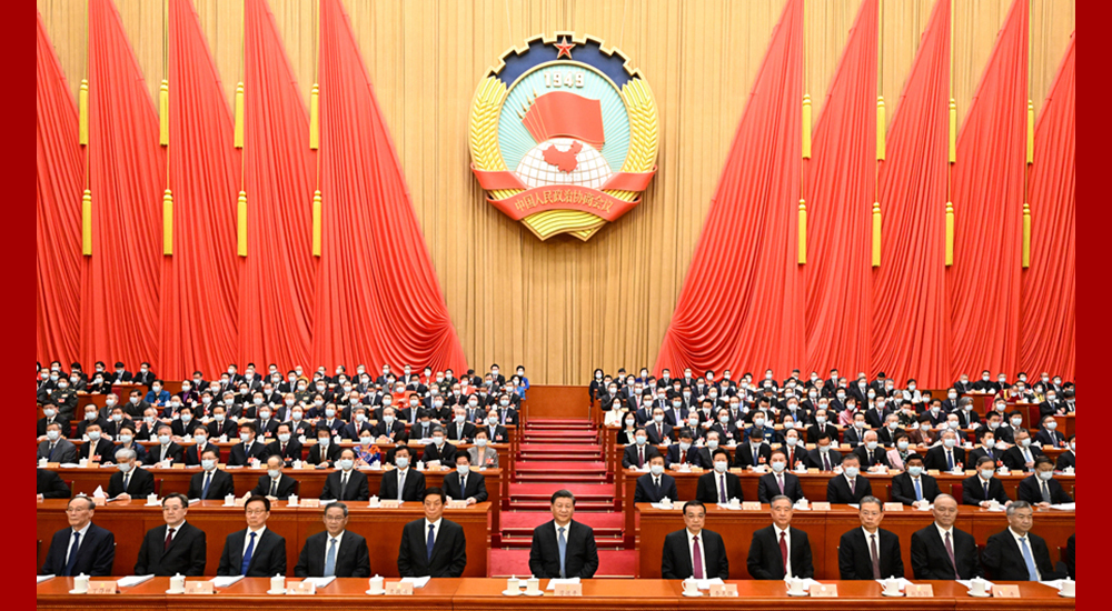 3月4日，中國(guó)人民政治協(xié)商會(huì)議第十四屆全國(guó)委員會(huì)第一次會(huì)議在北京人民大會(huì)堂開幕。