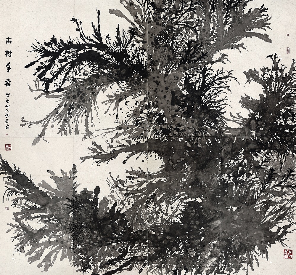 陽光畫作《股數(shù)爭(zhēng)春》