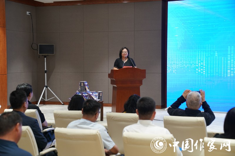 中國科學(xué)技術(shù)出版社科幻分社社長、北京元宇科幻未來技術(shù)研究院理事長王衛(wèi)英致辭