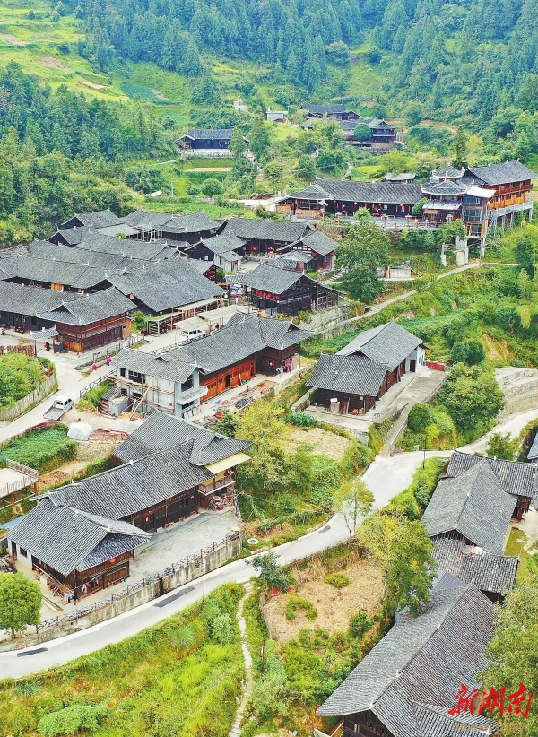 溆浦縣統(tǒng)溪河鎮(zhèn)雁鵝界民居。
