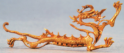 唐代金龍。 　　上海博物館供圖
