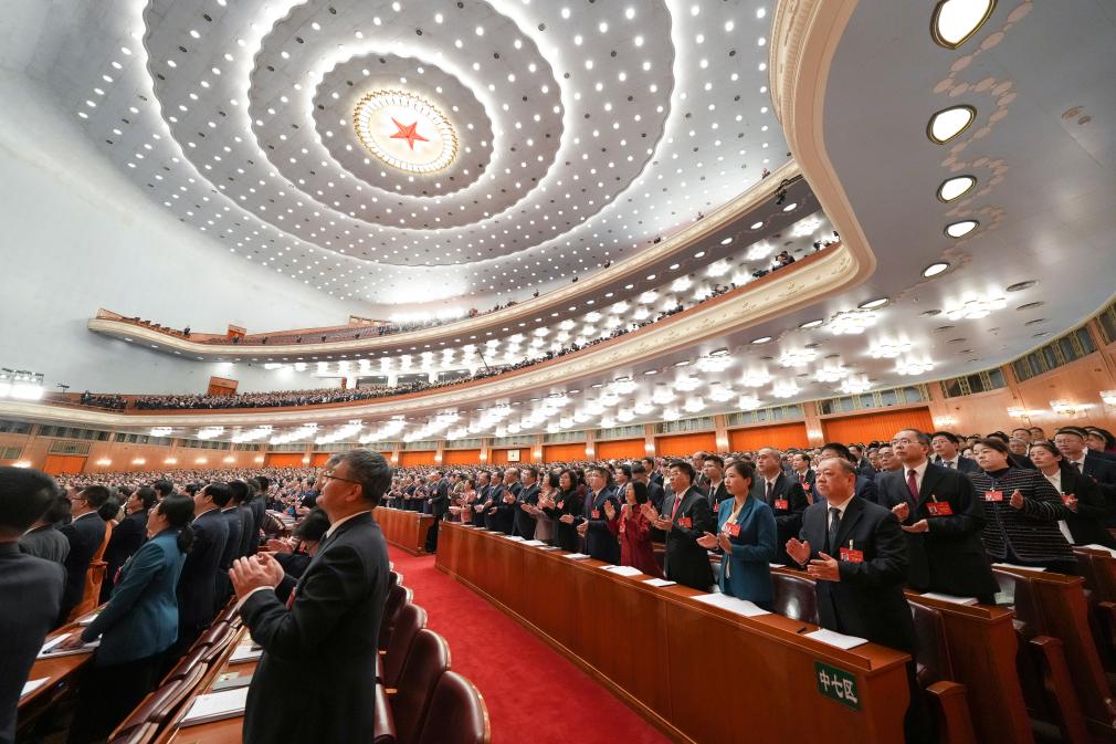 3月5日，第十四屆全國(guó)人民代表大會(huì)第二次會(huì)議在北京人民大會(huì)堂開(kāi)幕。