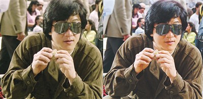 《飛鷹計劃》修復(fù)前后對比，右為修復(fù)后畫面。 　　本文配圖由出品方提供