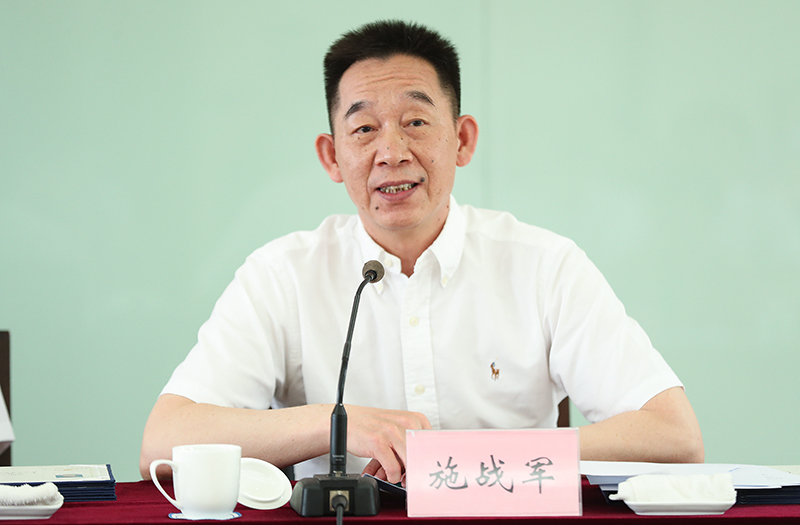 中國(guó)作協(xié)黨組成員、書記處書記施戰(zhàn)軍講話